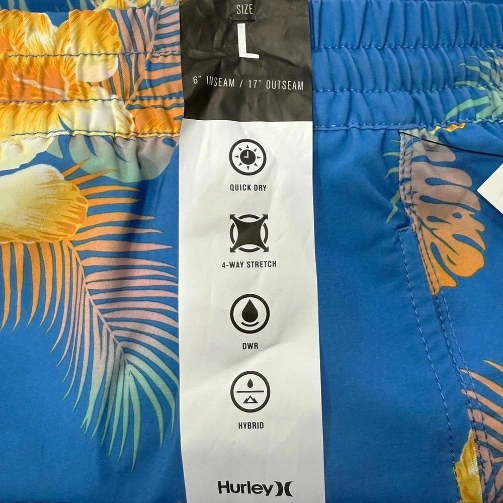 Hurley Cannonball Volley Board‎ Shorts - NWT Mens Size Large Multi - #49182-H7